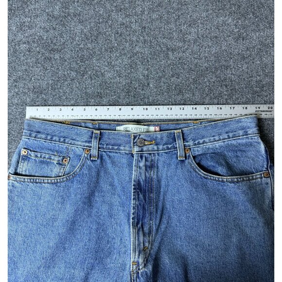 VTG Levi's 550 Red Tab Relaxed Loose Fit Jeans Men 38x33* 100% Cotton Denim 90s - Picture 6 of 10